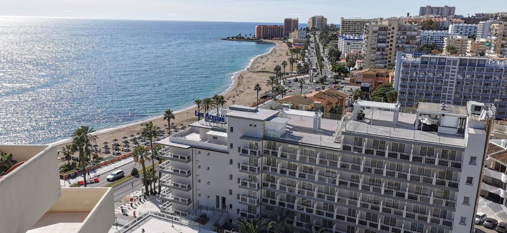 Benalmadena Front Line Sea View 1 Bedroom Large Apartment Bagian luar foto